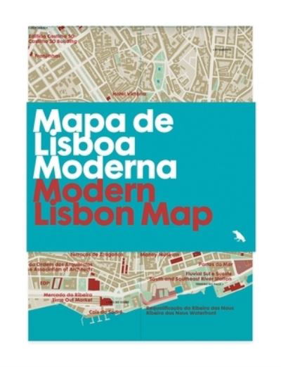 Cover for Modern Lisbon Map: Mapa de Lisboa Moderna (Map) (2023)