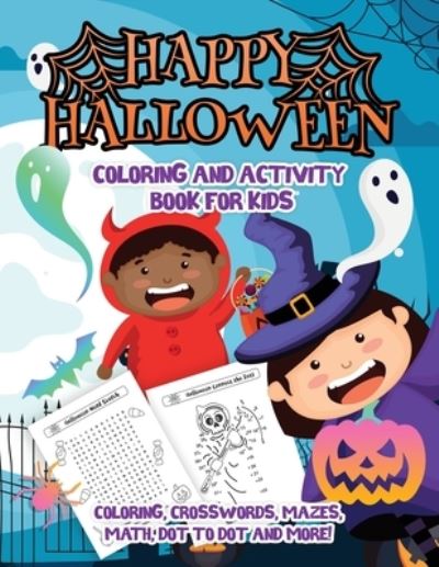 Cover for Harper Hall · Coloring and Activity Workbook - Halloween Edition (Taschenbuch) (2020)