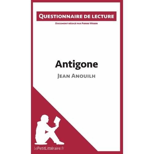 Cover for Pierre Weber · Antigone de Jean Anouilh (Pocketbok) (2015)