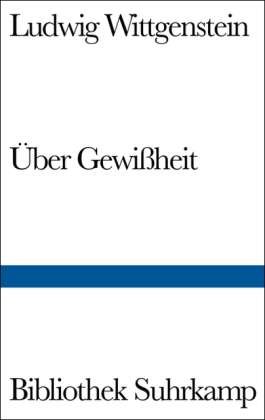 Cover for Ludwig Wittgenstein · Bibl.Suhrk.0250 Wittgenstein.Gewißheit (Bok)