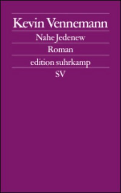 Edit.suhrk.2450 Vennemann.nahe Jedenew - Kevin Vennemann - Books -  - 9783518124505 - 