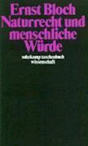 Cover for Bloch · Bloch:naturrecht Und Menschliche WÃ¼rde (Book)