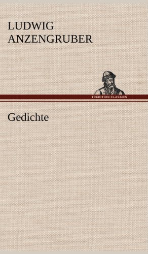Cover for Ludwig Anzengruber · Gedichte (Hardcover Book) [German edition] (2012)