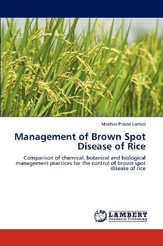 Cover for Madhav Prasad Lamsal · Management of Brown Spot Disease of Rice: Comparison of Chemical, Botanical and Biological Management Practices for the Control of Brown Spot Disease of Rice (Paperback Bog) (2012)