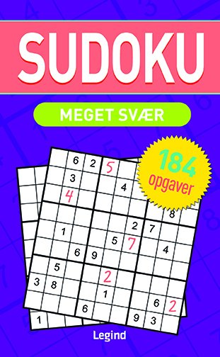 Cover for Mini opgavebøger: Sudoku - Meget svær (Paperback Book) [1th edição] (2023)
