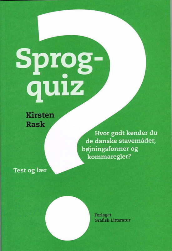 Cover for Kirsten Rask · Sprogquiz (Paperback Book) [1. wydanie] [Paperback] (2014)