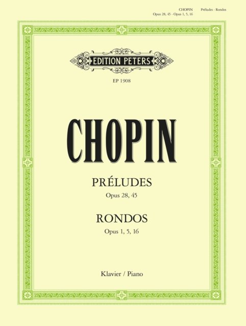 Cover for Preludes &amp; Rondos (Sheet music) (2001)