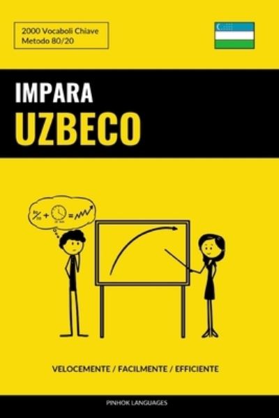 Cover for Languages Pinhok Languages · Impara l'Uzbeco - Velocemente / Facilmente / Efficiente: 2000 Vocaboli Chiave (Paperback Book) (2022)