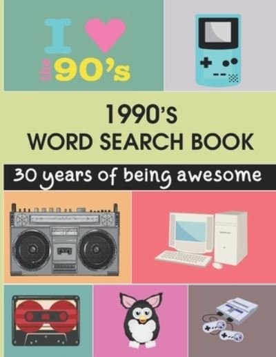 Cover for Holiday Locker · 1990's Word Search Book (Paperback Book) (2021)