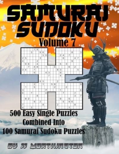 Cover for Jj Worthington · Sudoku Samurai Puzzles Large Print for Adults and Kids Easy (Paperback Book) (2021)