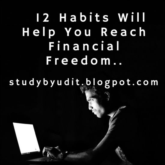 Cover for Studybyudit Blogspot Com · 12 Habits Will Help You Reach Financial Freedom..: 12 ways to save money and how to spend it wisely. (Paperback Book) (2021)