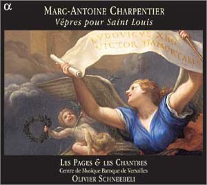 Cover for Charpentier / Schneebeli / Les Pages &amp; Chantres · Vespers for Saint Louis (CD) (2004)