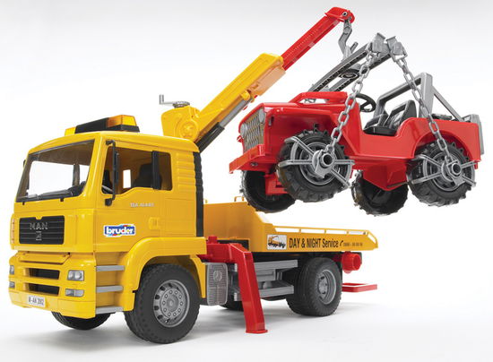 Cover for Bruder · MAN TGA Abschlepp-LKW mit Geländewagen (Toys) (2013)