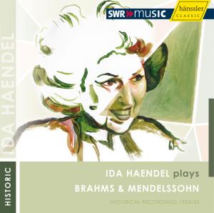 Cover for Brahms; Mendelssohn-bartholdy · Ida Haendel Plays Brahms &amp; men (CD) (2009)