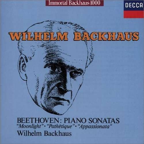 Cover for Wilhelm Bachhaus · Beethoven:piano Sonatas 8/4/23 (CD) [Limited edition] (2015)