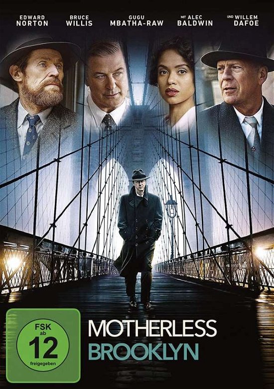 Cover for Edward Norton,bruce Willis,gugu Mbatha-raw · Motherless Brooklyn (DVD) (2020)