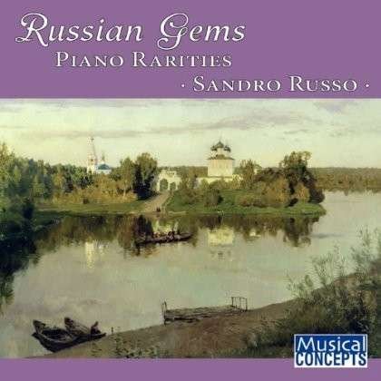 Cover for Sandro Russo · Russian Gems - Piano Rarities Musical Concepts Klassisk (CD) (2014)