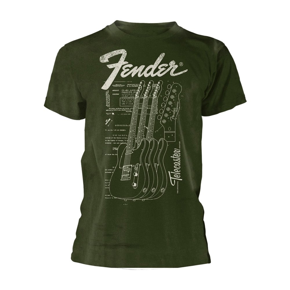 XL Fender T-Shirt HIGH VOLTAGE Black 