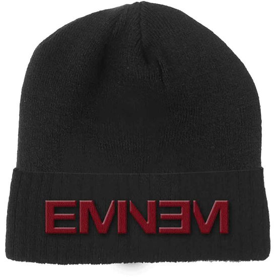 Eminem Unisex Beanie Hat: Logo - Eminem - Koopwaar -  - 5056368624506 - 