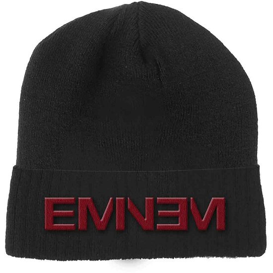 Cover for Eminem · Eminem Unisex Beanie Hat: Logo (Bekleidung) [Black - Unisex edition]
