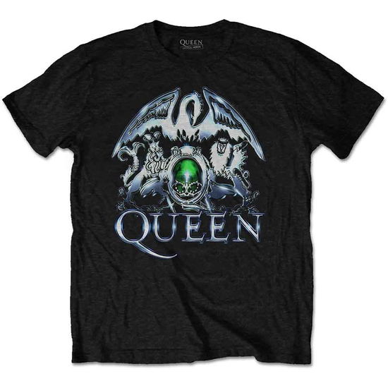 Queen Unisex T-Shirt: Metal Crest - Queen - Merchandise -  - 5056368637506 - September 10, 2020