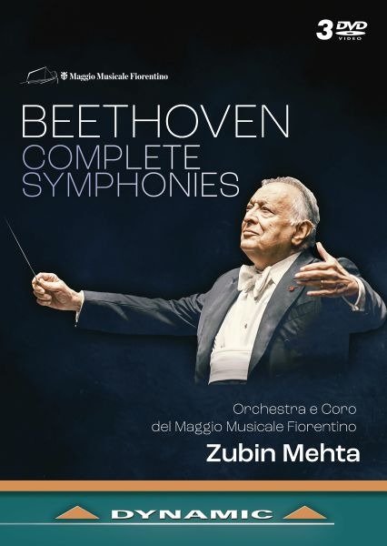 Cover for Mehta, Zubin / Orchestra E Coro Del Maggio Musicale Fiorentino · Beethoven: Complete Symphonies (DVD) (2023)