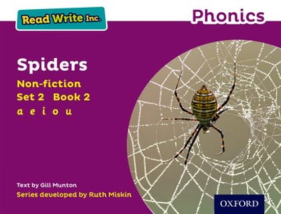 Cover for Gill Munton · Read Write Inc. Phonics: Spiders (Purple Set 2 Non-fiction 2) - Read Write Inc. Phonics (Paperback Book) (2016)