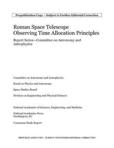 Cover for National Academies of Sciences, Engineering, and Medicine · Roman Space Telescope Observations (Book) (2023)