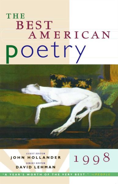 Cover for John Hollander · The Best American Poetry (Pocketbok) (1998)