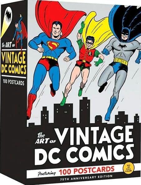 Cover for Editors of DC Comics · The Art of Vintage DC Comics (Postcard) [75th Anniversary edition] (2010)