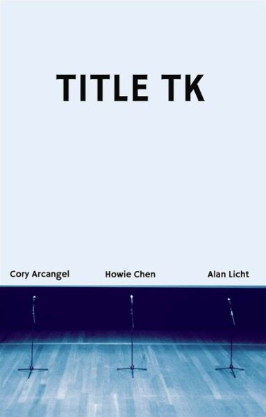 Cover for Title Tk · Title Tk: An Anthology (Paperback Bog) (2017)