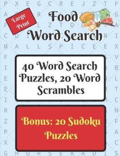 Cover for Neaterstuff Publishing · Food Word Search Puzzle Book (Pocketbok) (2019)