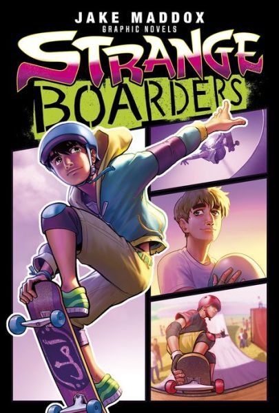 Cover for Jake Maddox · Strange Boarders - Jake Maddox Graphic Novels (Pocketbok) (2018)