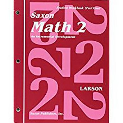 Cover for Nancy Larson · Saxon Math 2 Part One (Paperback Book) (1996)