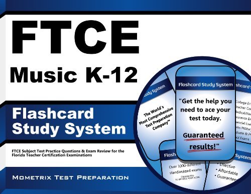 Cover for Ftce Exam Secrets Test Prep Team · Ftce Music K-12 Flashcard Study System: Ftce Test Practice Questions &amp; Exam Review for the Florida Teacher Certification Examinations (Cards) (Pocketbok) [Flc Crds edition] (2023)