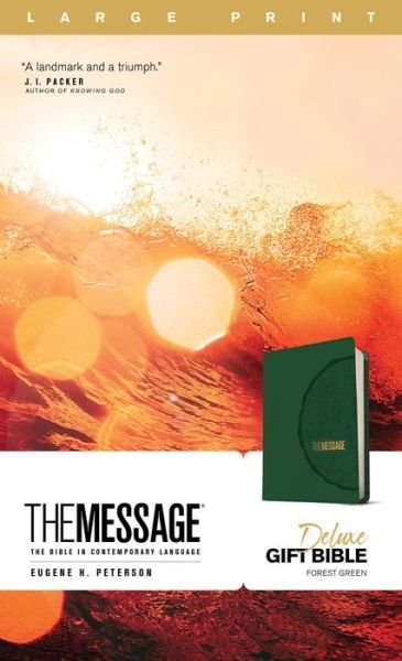Cover for Eugene H. Peterson · Message Deluxe Gift Bible, Large Print the Message Deluxe Gift Bible, Large Print (Book) (2021)
