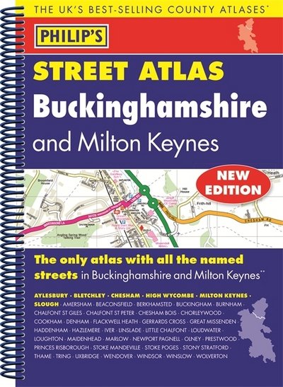 Cover for Philip's Maps · Philip's Street Atlas Buckinghamshire - Philip's Street Atlas (Spiralbok) (2017)