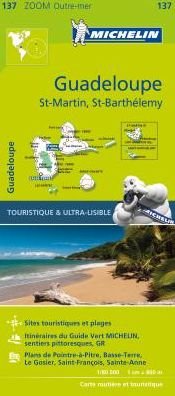 Guadeloupe - Zoom Map 137: Map - Michelin - Livros - Michelin Editions des Voyages - 9782067224506 - 1 de março de 2017