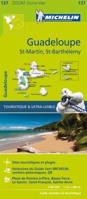 Guadeloupe - Zoom Map 137: Map - Michelin - Livros - Michelin Editions des Voyages - 9782067224506 - 1 de março de 2017