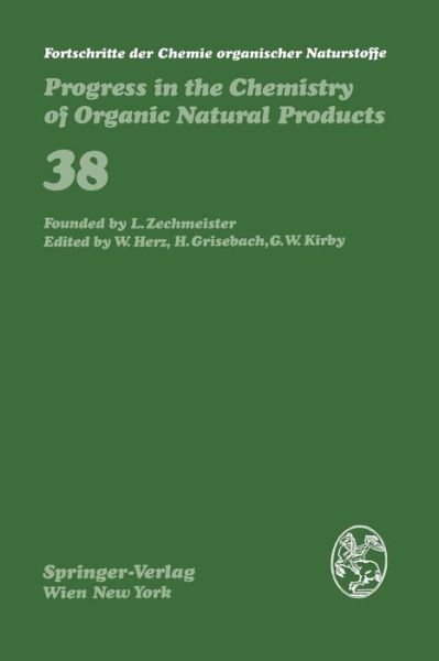 Cover for H D Fischer · Fortschritte der Chemie organischer Naturstoffe / Progress in the Chemistry of Organic Natural Products - Fortschritte der Chemie organischer Naturstoffe   Progress in the Chemistry of Organic Natural Products (Paperback Book) [Softcover reprint of the original 1st ed. 1979 edition] (2012)