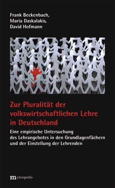 Cover for Beckenbach · Zur Pluralität der volkswirt (Book)