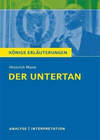 Cover for Heinrich Mann · Königs Erl.Neu.348 Mann.Untertan (Bok)