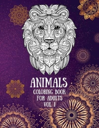 Cover for Over The Rainbow Publishing · Animals Coloring Book for Adults Vol. 1 (Taschenbuch) (2021)