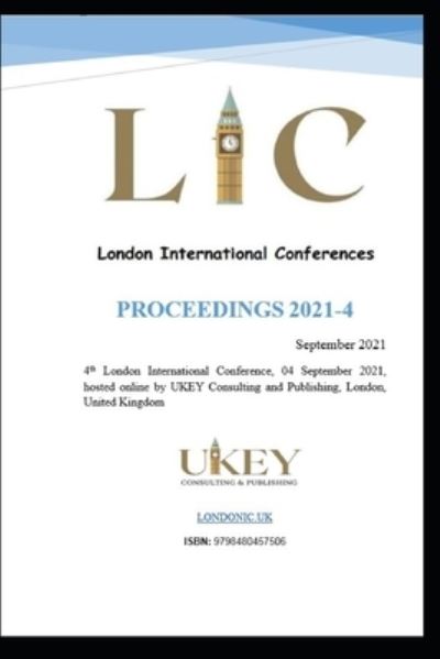 Cover for London International Conference · London International Conference; September 2021: Proceeding 2021-4 (Paperback Book) (2021)