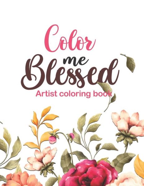 Cover for Sawaar Coloring · Color Me Blessed - artist coloring book (Paperback Book) (2020)