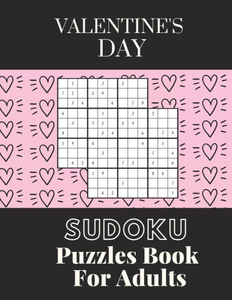 Cover for Ayman Jml · Valentine's Day Sudoku Puzzles Book For Adults (Paperback Book) (2021)