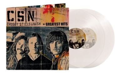 Cover for Crosby Stills &amp; Nash · Greatest Hits (LP) [Milky Clear Vinyl edition] (2023)