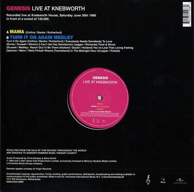 Genesis · RSD 2021 - Live at Knebworth (LP) (2022)