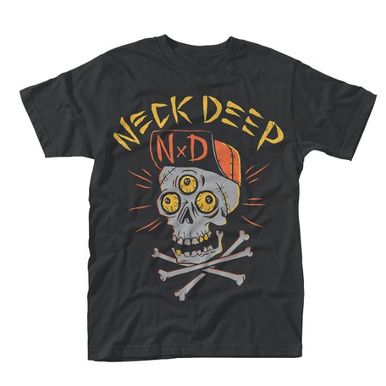 Cover for Neck Deep · Neck Deep: Skulls (T-Shirt Unisex Tg. S) (N/A) [size S] [Black edition] (2016)