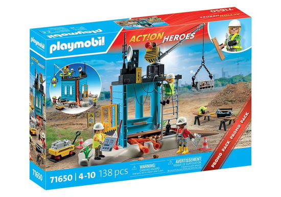 Cover for Playmobil · Construction Site (71650) (Toys)